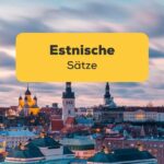 Estnische Stadt, lerne estnische Sätze mit der Ling-App