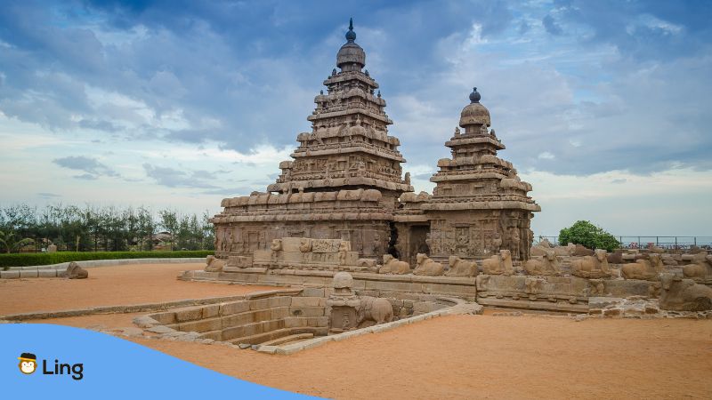 Der Ufertempel in Mamallapuram